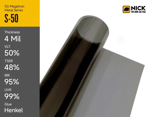 Metallisierte Tönungsfolien und Metallic-Fensterfolien für Autos erhöhen den Komfort