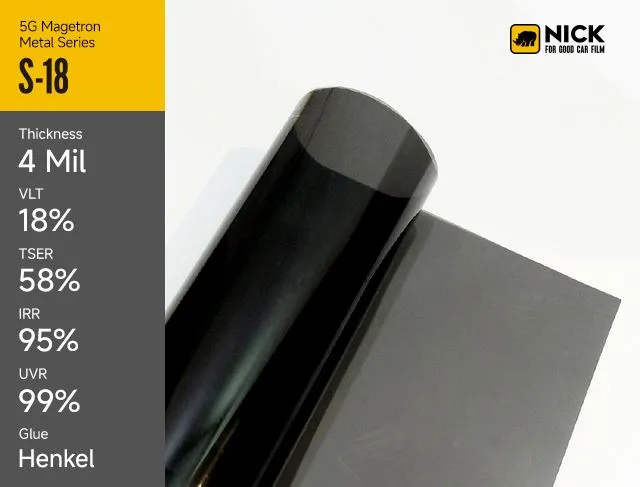 Metallic-Tönungsfolie und Fenstermetallisierungsfolie bieten erstklassigen Autoschutz